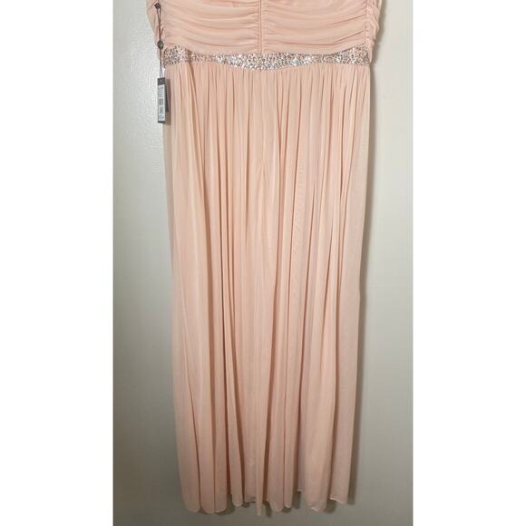 NWT ADRIANNA PAPELL DRESS GOWN 16W PINK MOTHER OF THE BRIDE BRIDESMAID FORMAL - Picture 13 of 16